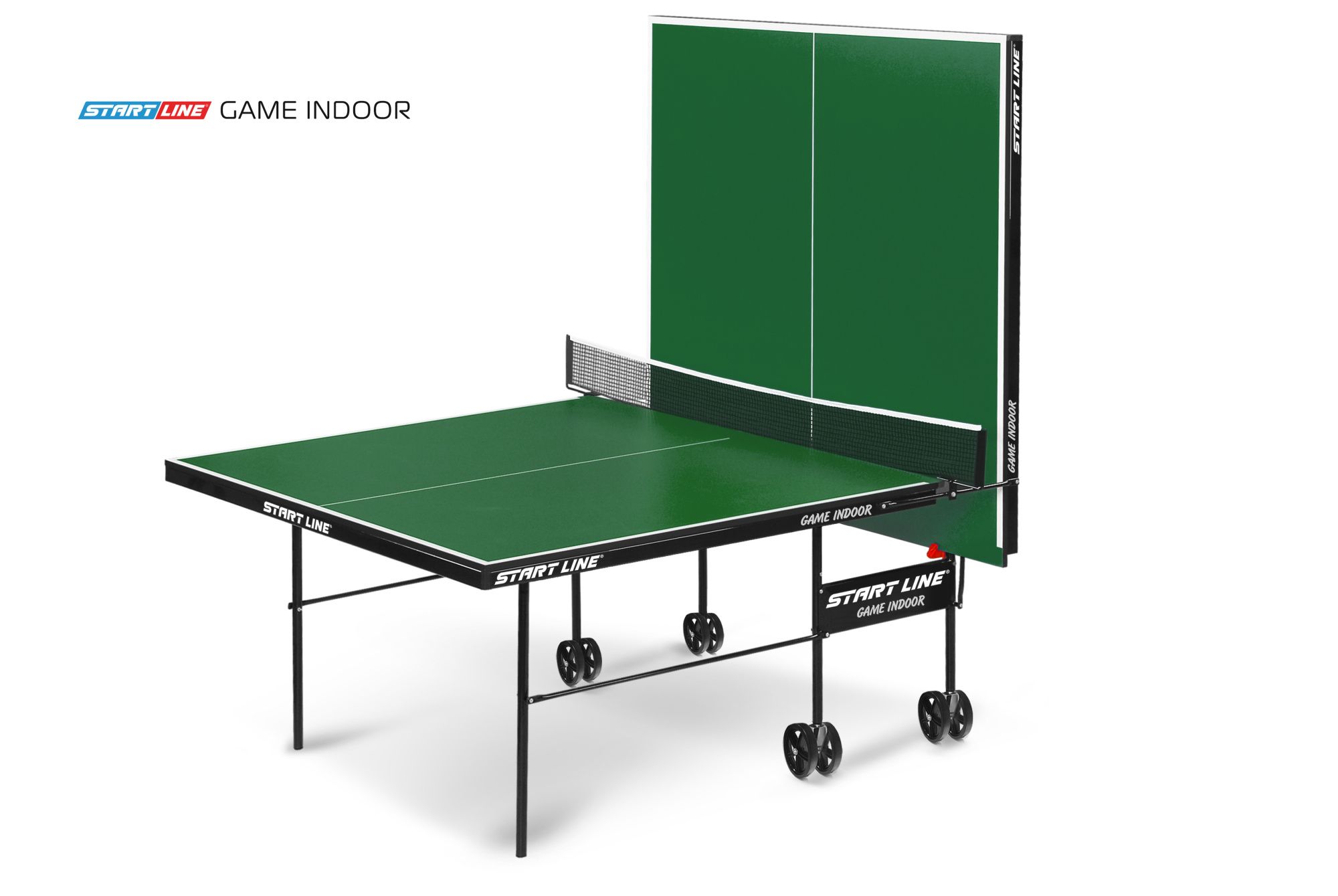 Стол теннисный Game с сеткой Зелёный