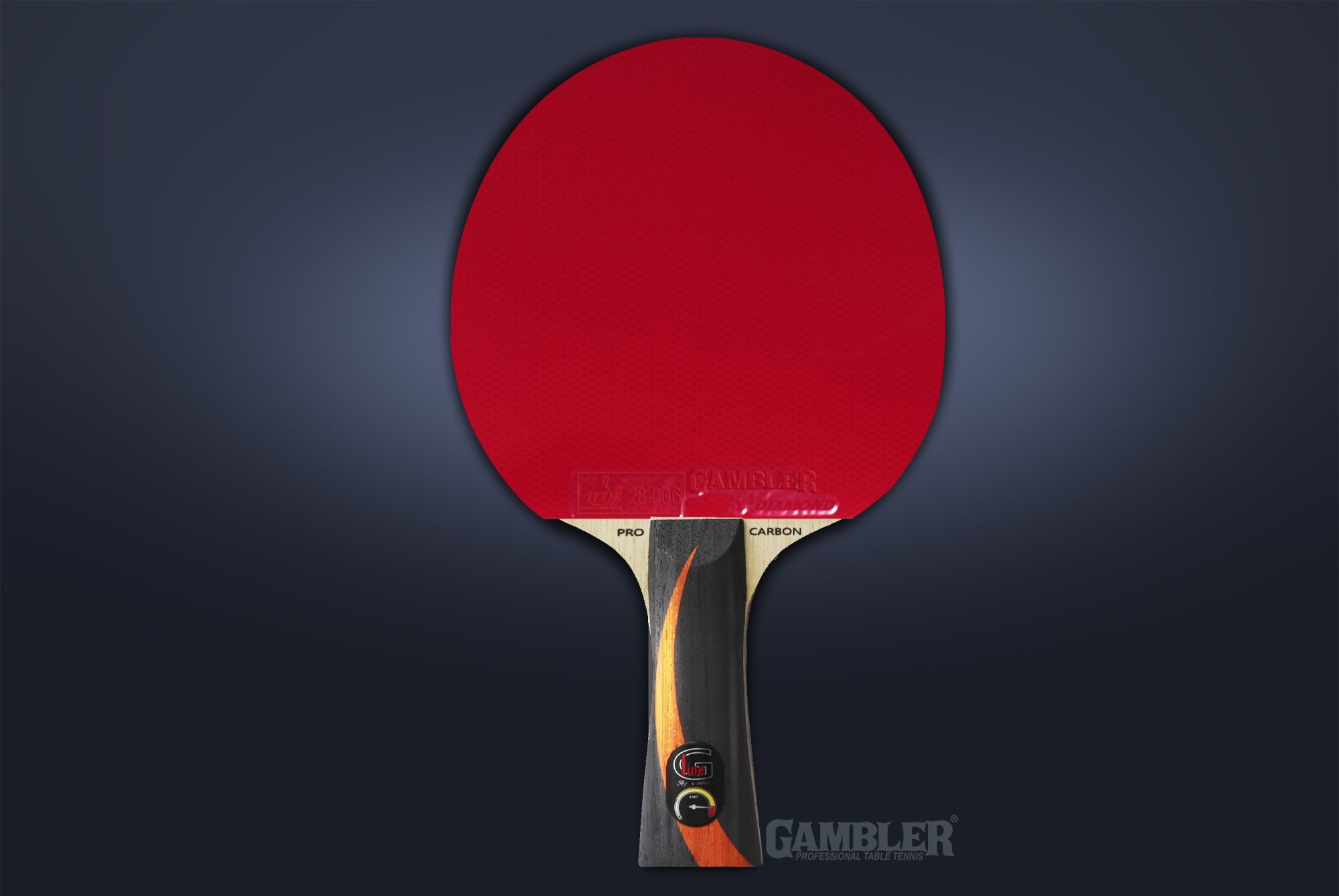 Ракетка Gambler X FAST CARBON X3D (коническая)