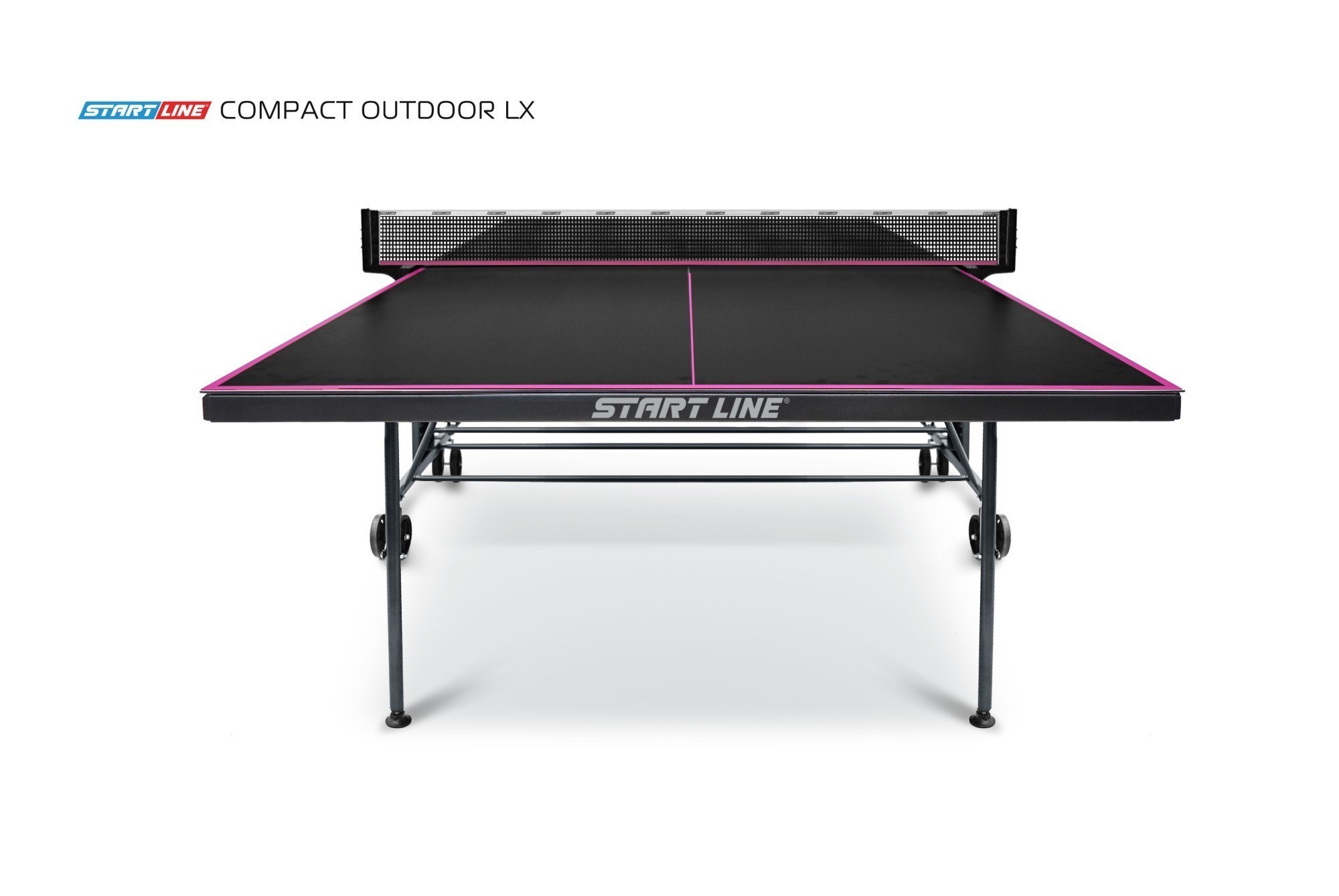 Стол теннисный Compact-2 LX Всепогодный Black