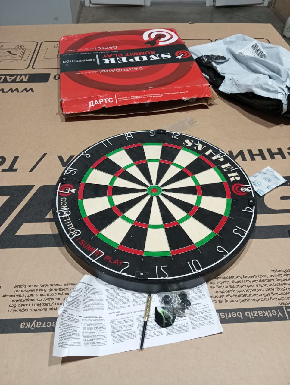 Комплект для игры в дартс SNIPER Summit Play Competition УЦЕНКА №104