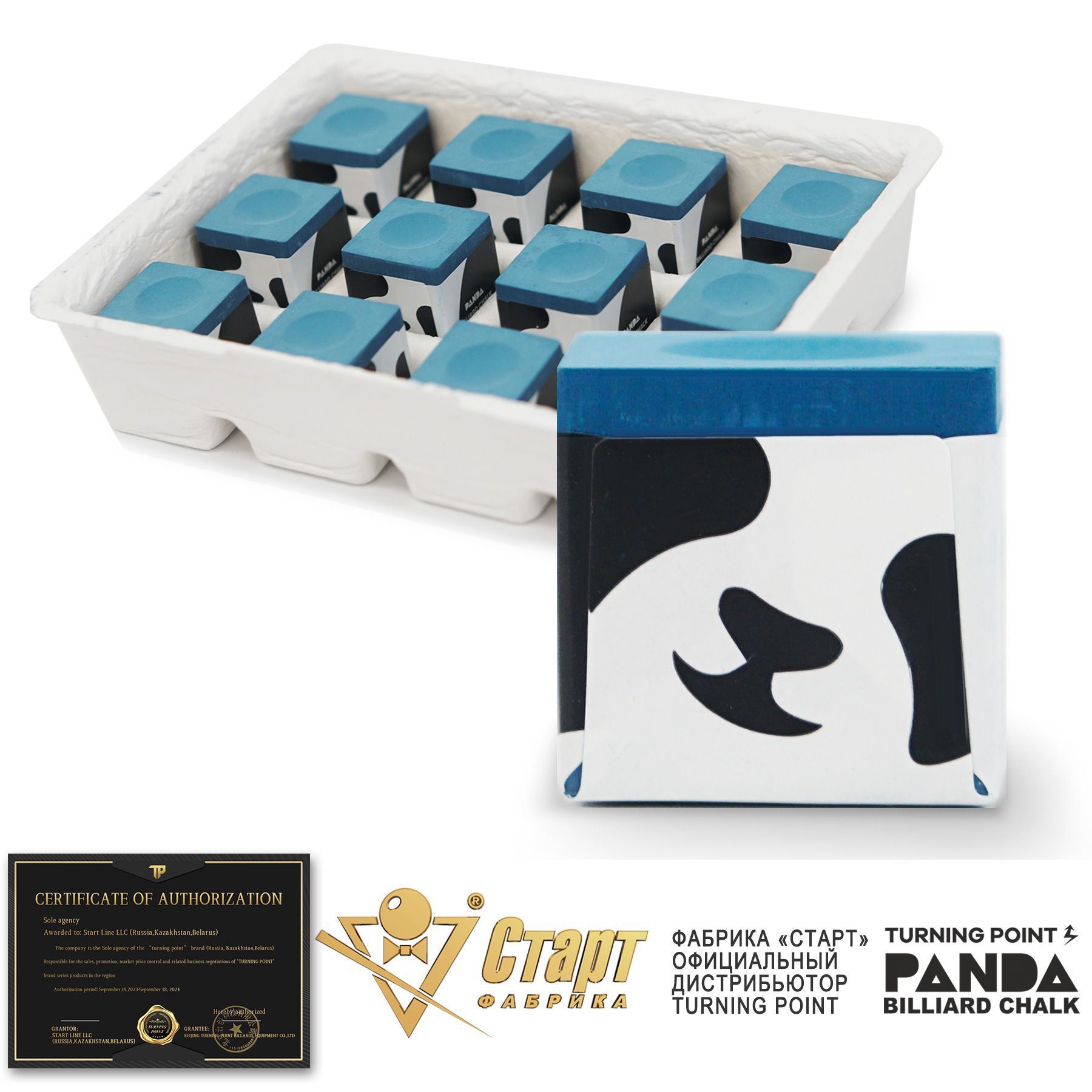 Мел PANDA Синий (1шт)