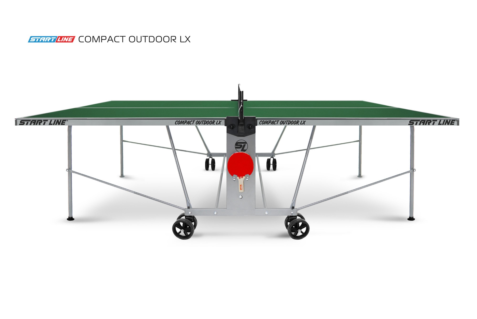 Стол теннисный Compact-2 LX  Всепогодный 6 Зеленый