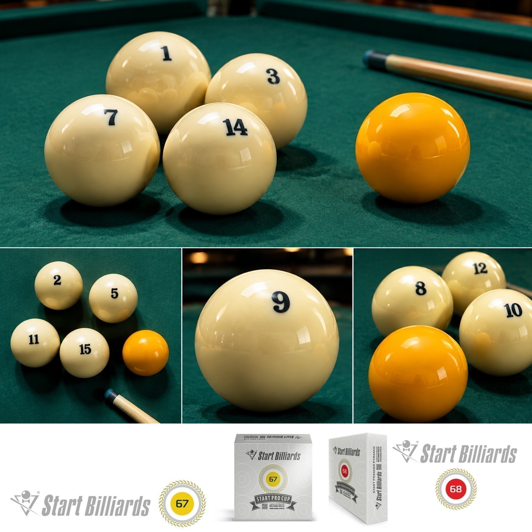 Шары Start Pro-Cup РП 67мм 797411