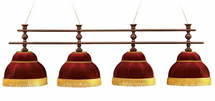 Лампа "Барон-Люкс" 4пл. ясень