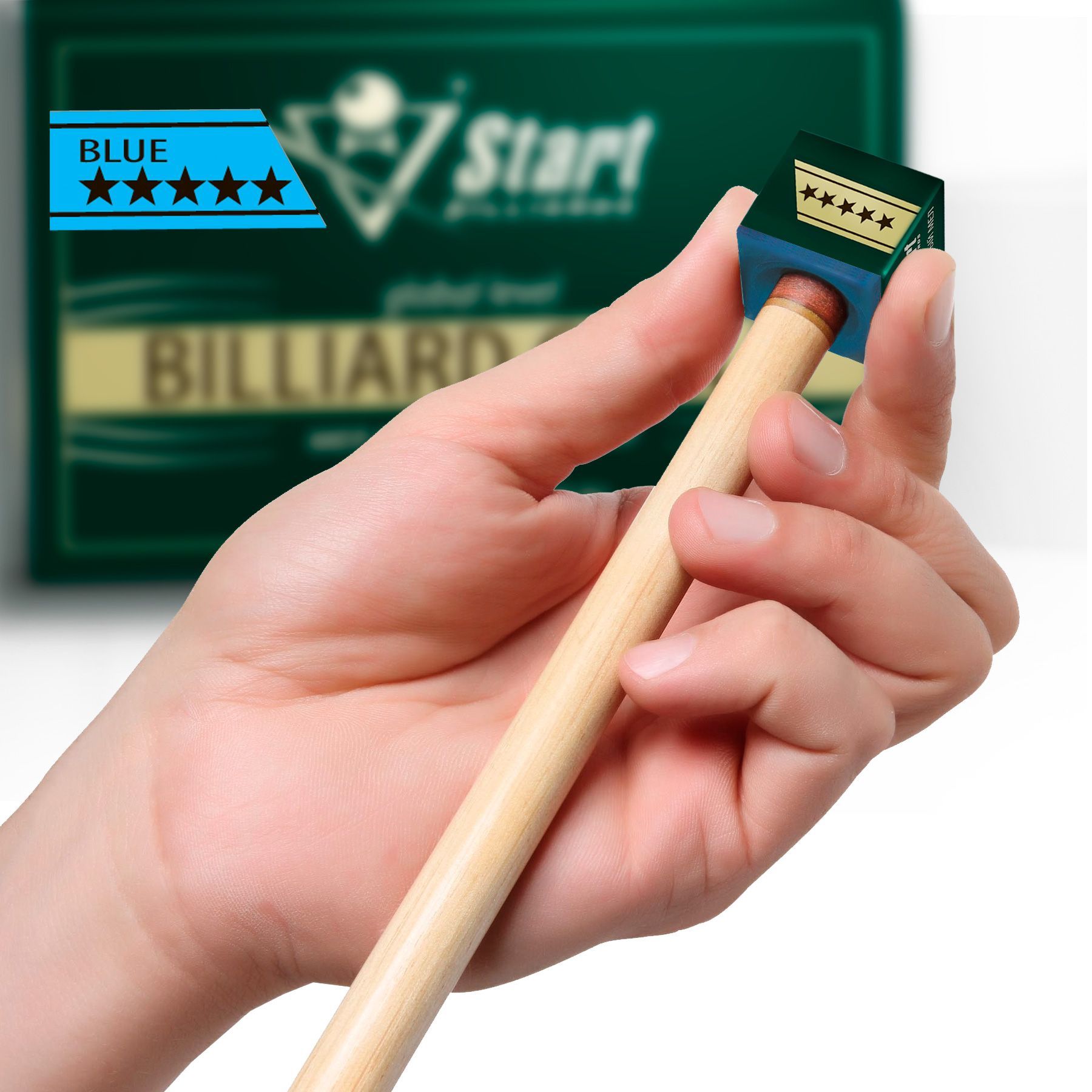 Мел Startbilliards 5 звезд синий (12шт)