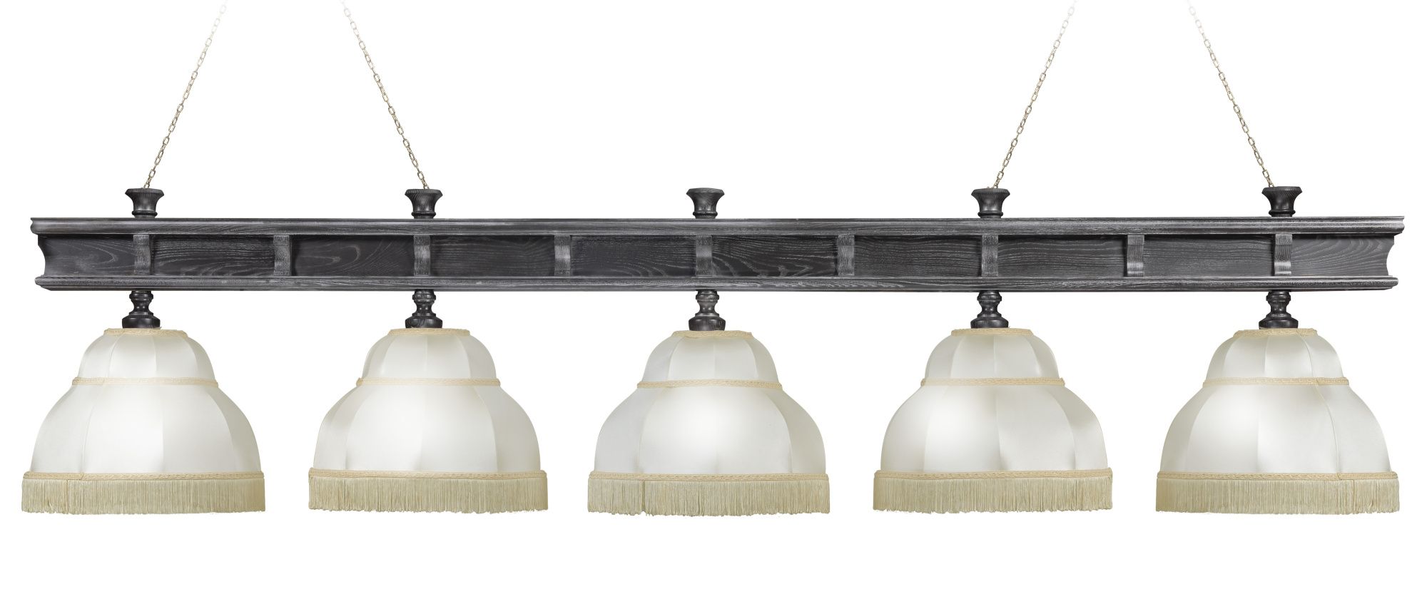 Лампа "Президент Сильвер" 5пл. ясень