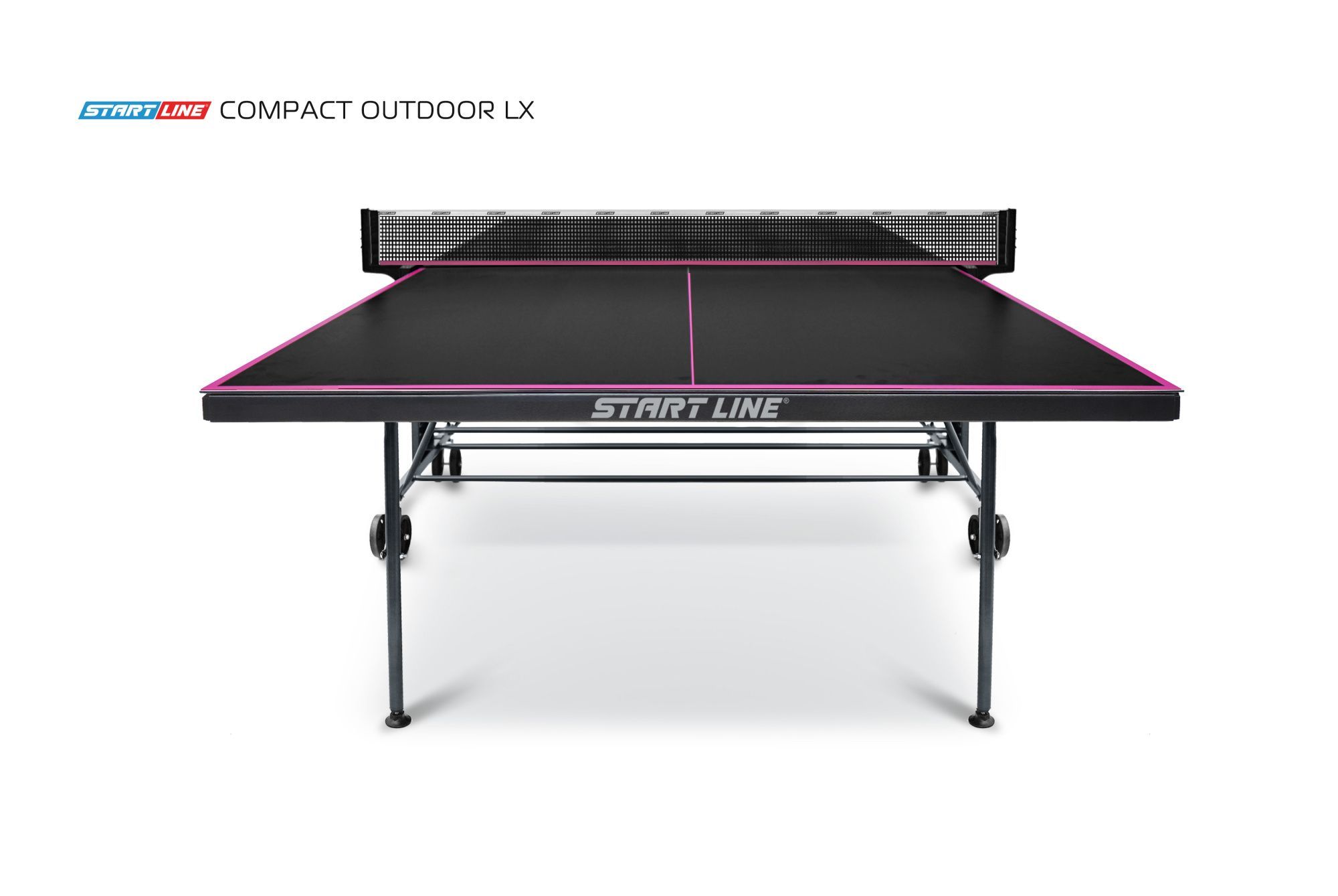 Стол теннисный Compact-2 LX Всепогодный Black