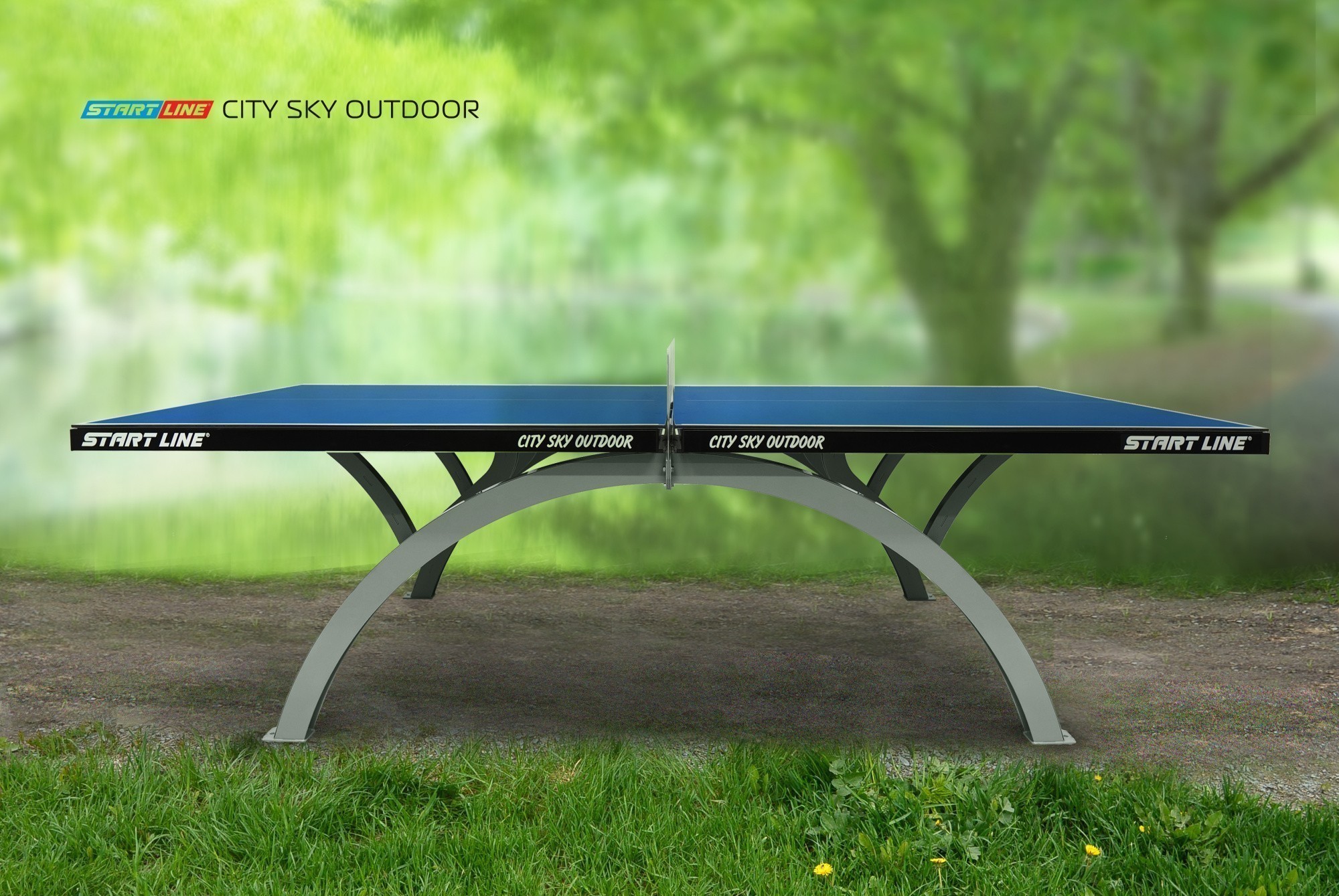 Стол теннисный City SKY Всепогодный Синий