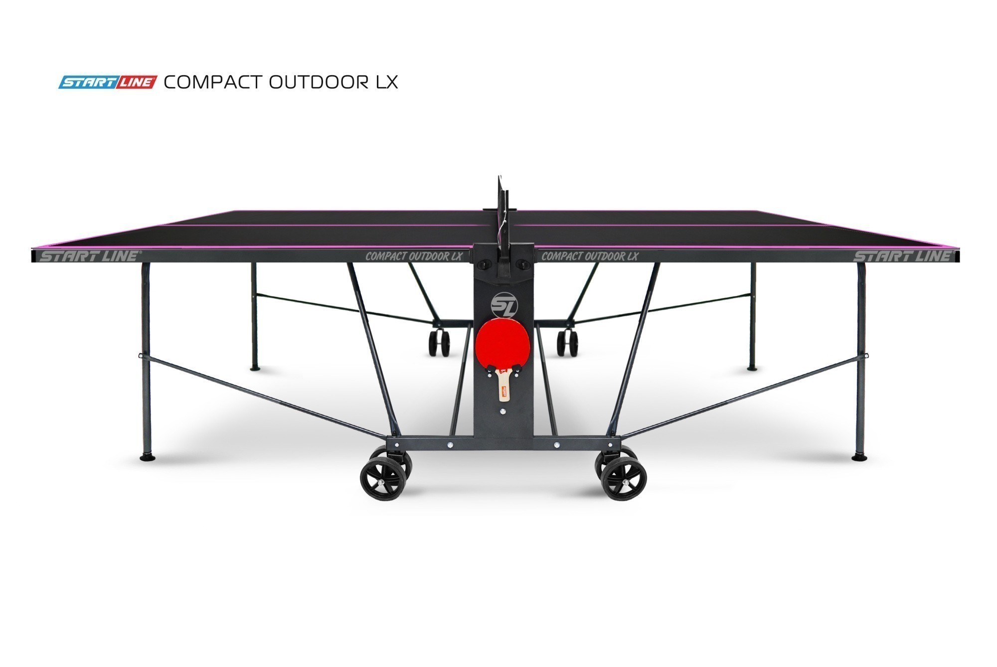 Стол теннисный Compact-2 LX  Всепогодный 6 black