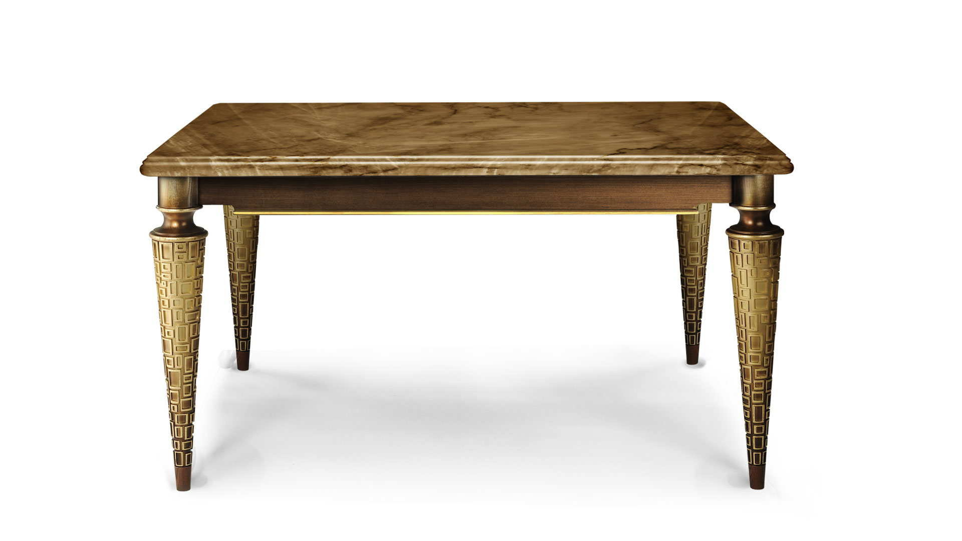 Стол «Модена» с каменной столешницей