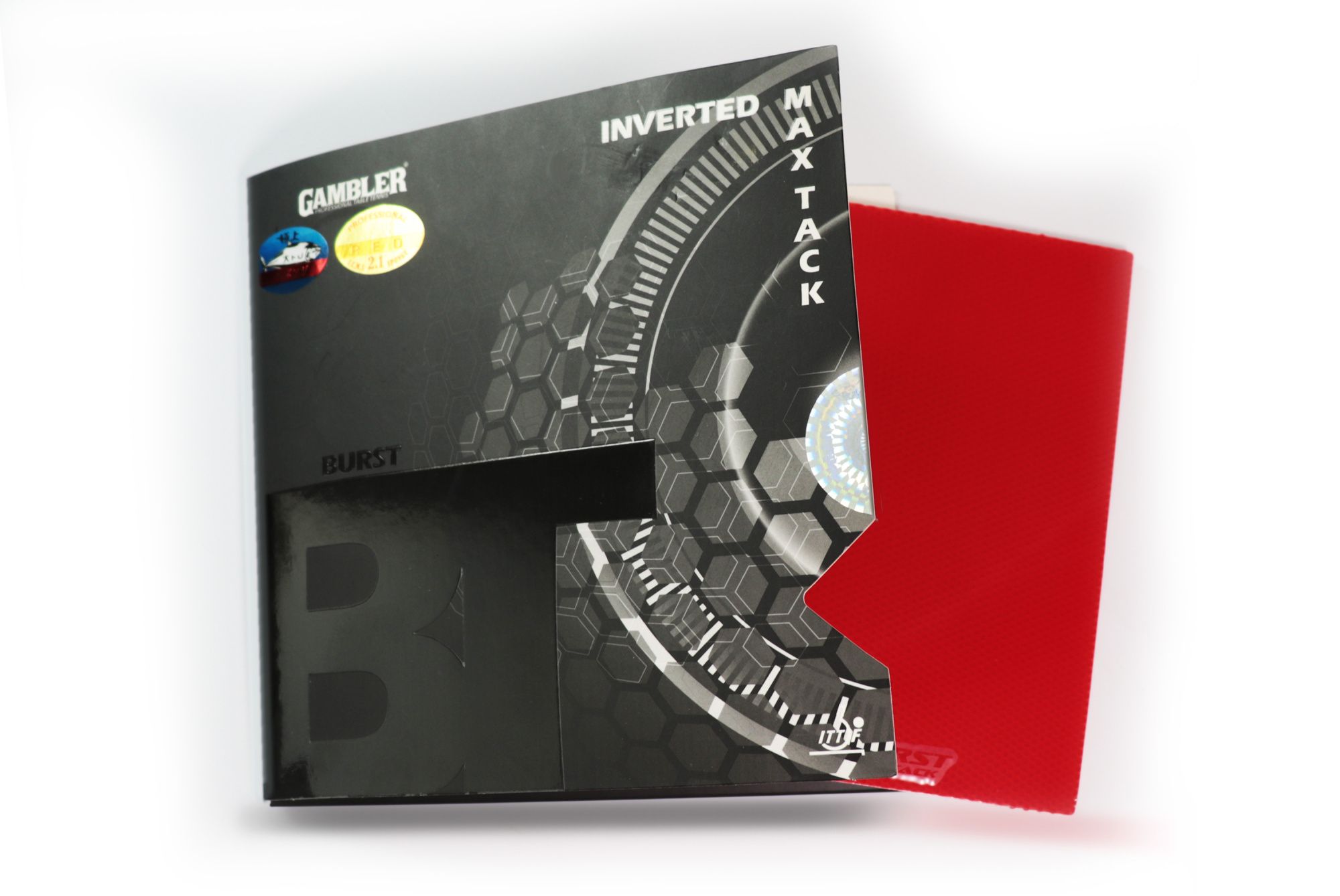 Накладка для ракетки GAMBLER BURST 2.1MM RED