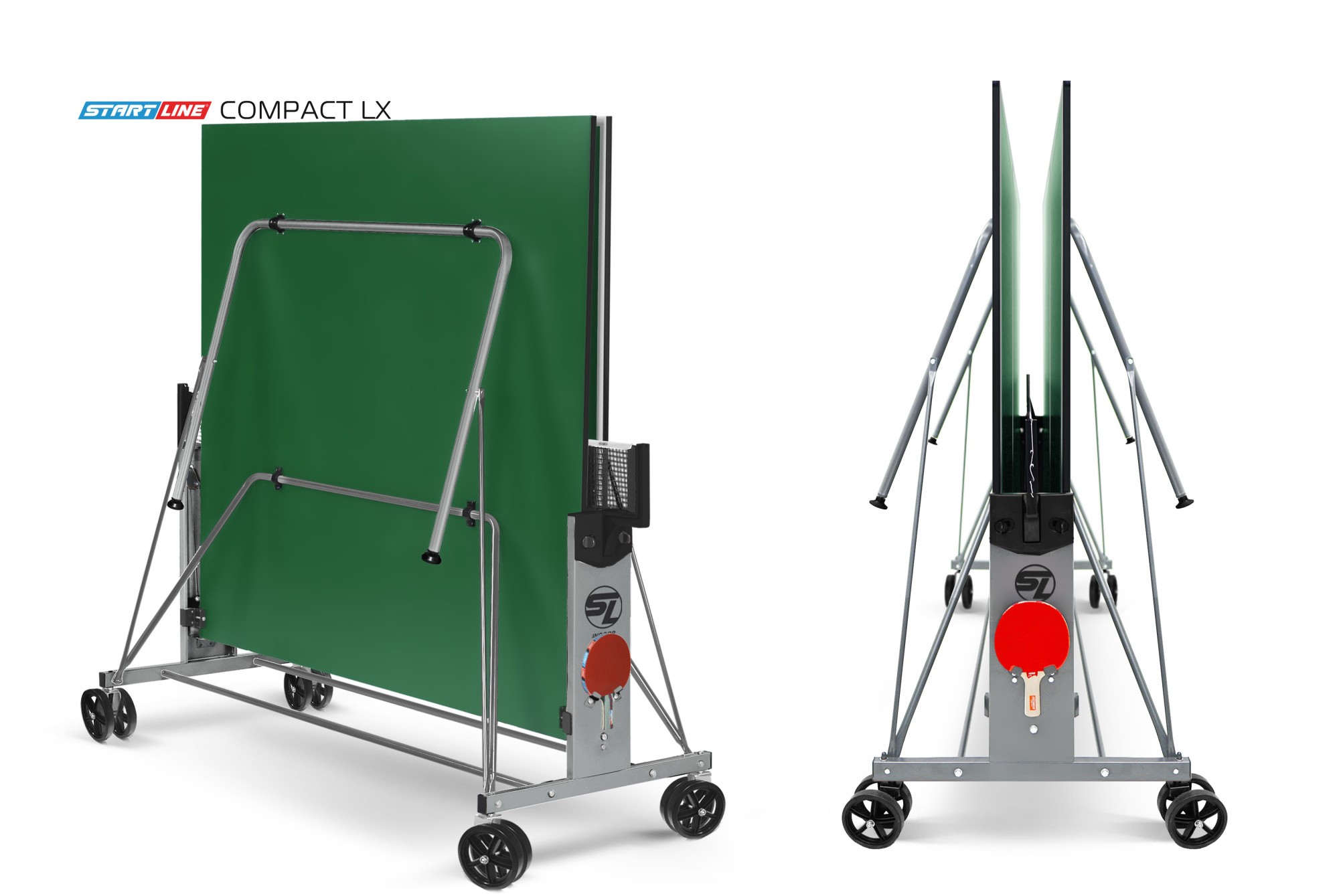 Стол теннисный Compact LX Зелёный NEW
