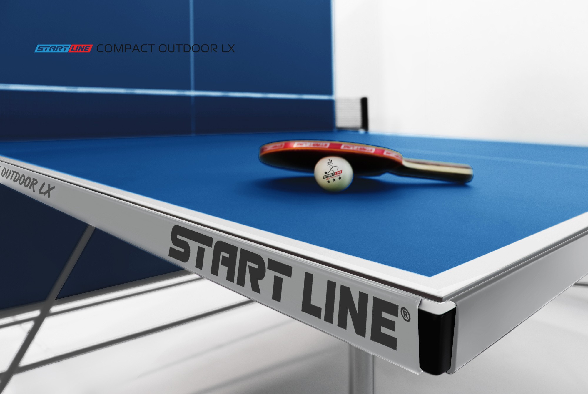 Стол теннисный Compact-2 LX  Всепогодный 6 Синий