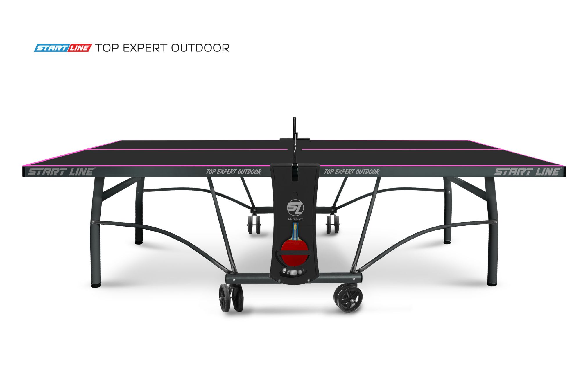 Стол теннисный Top Expert 6 Всепогодный Black