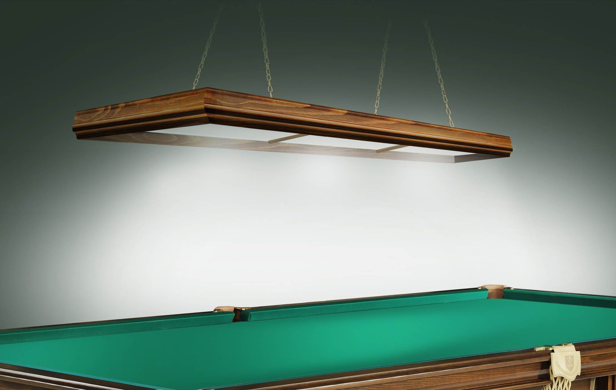 Лампа "Evolution" 3 секции ясень (ширина 600)