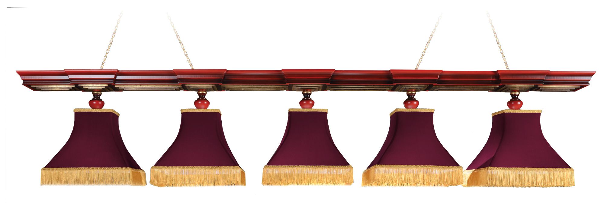 Лампа "Dragon" 5пл. клен