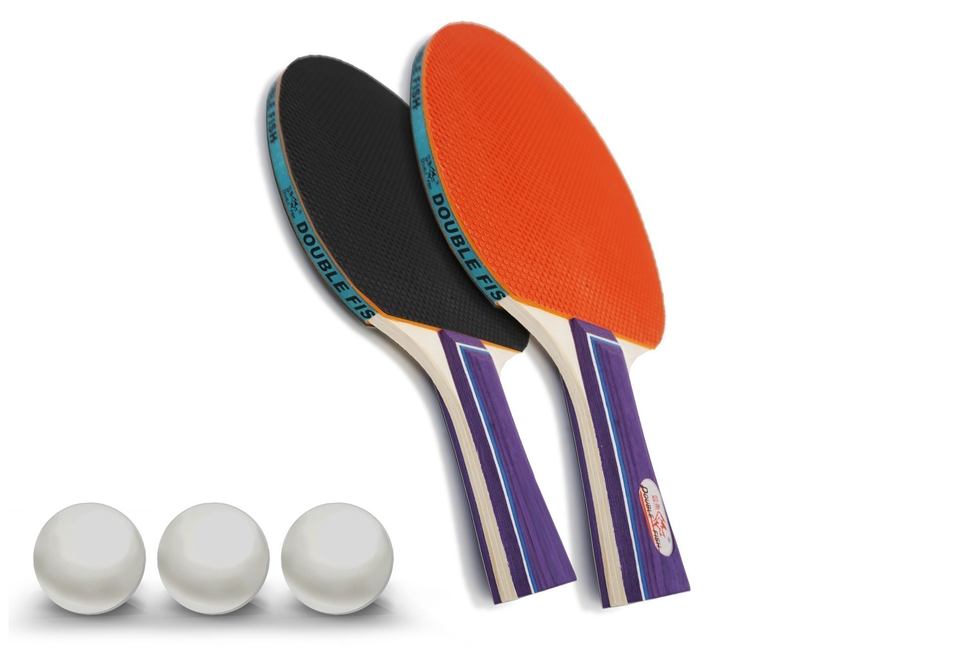 Набор для н/т Double Fish 2 ракетки и 3 мяча (303)