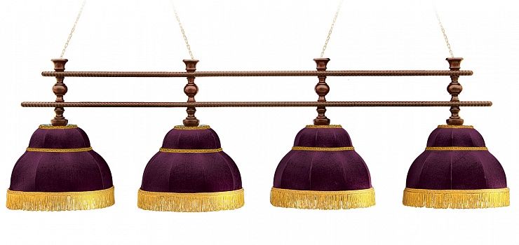 Лампа "Барон-Люкс" 4пл. ясень