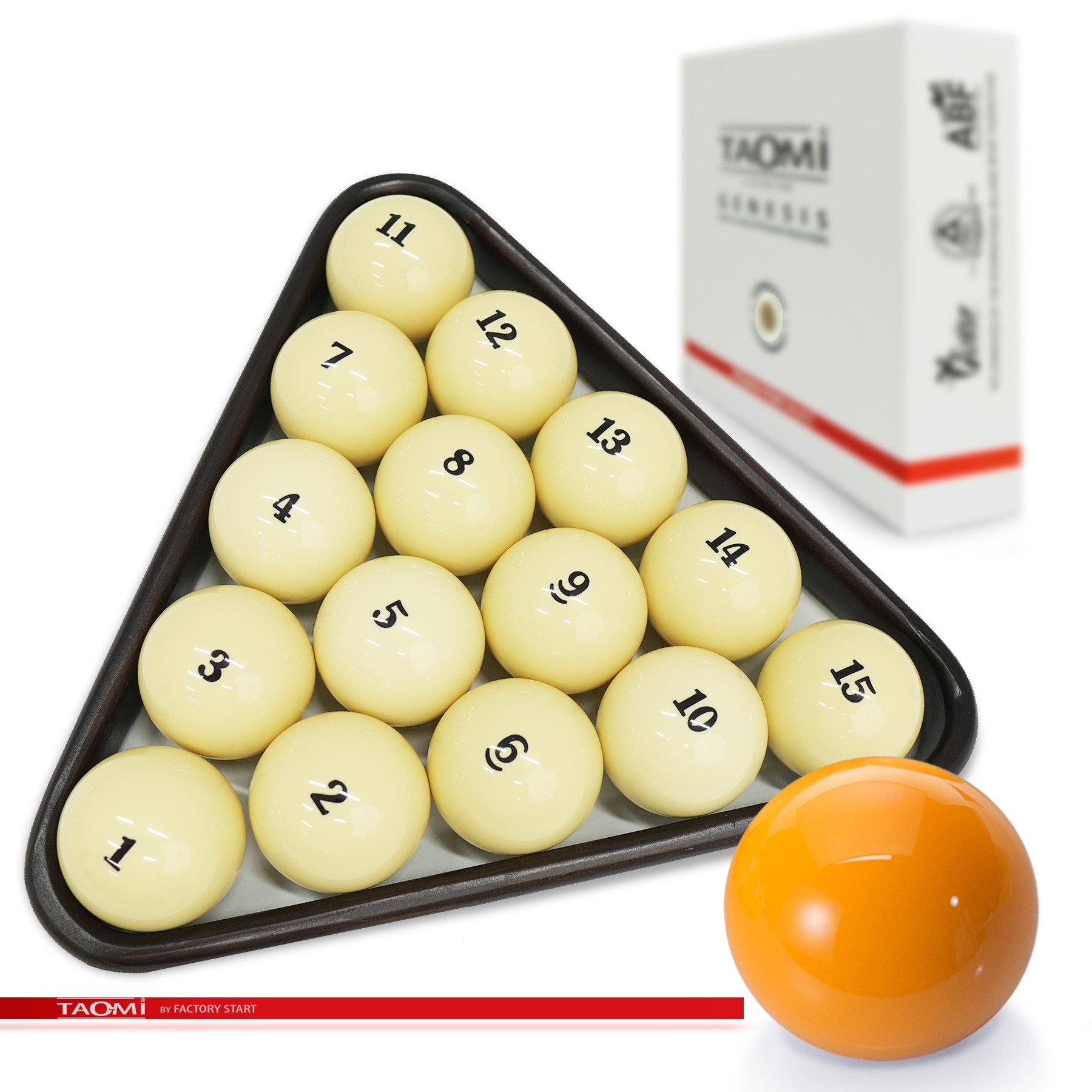 Шары TAO-MI GENESIS 68 мм Желтый биток