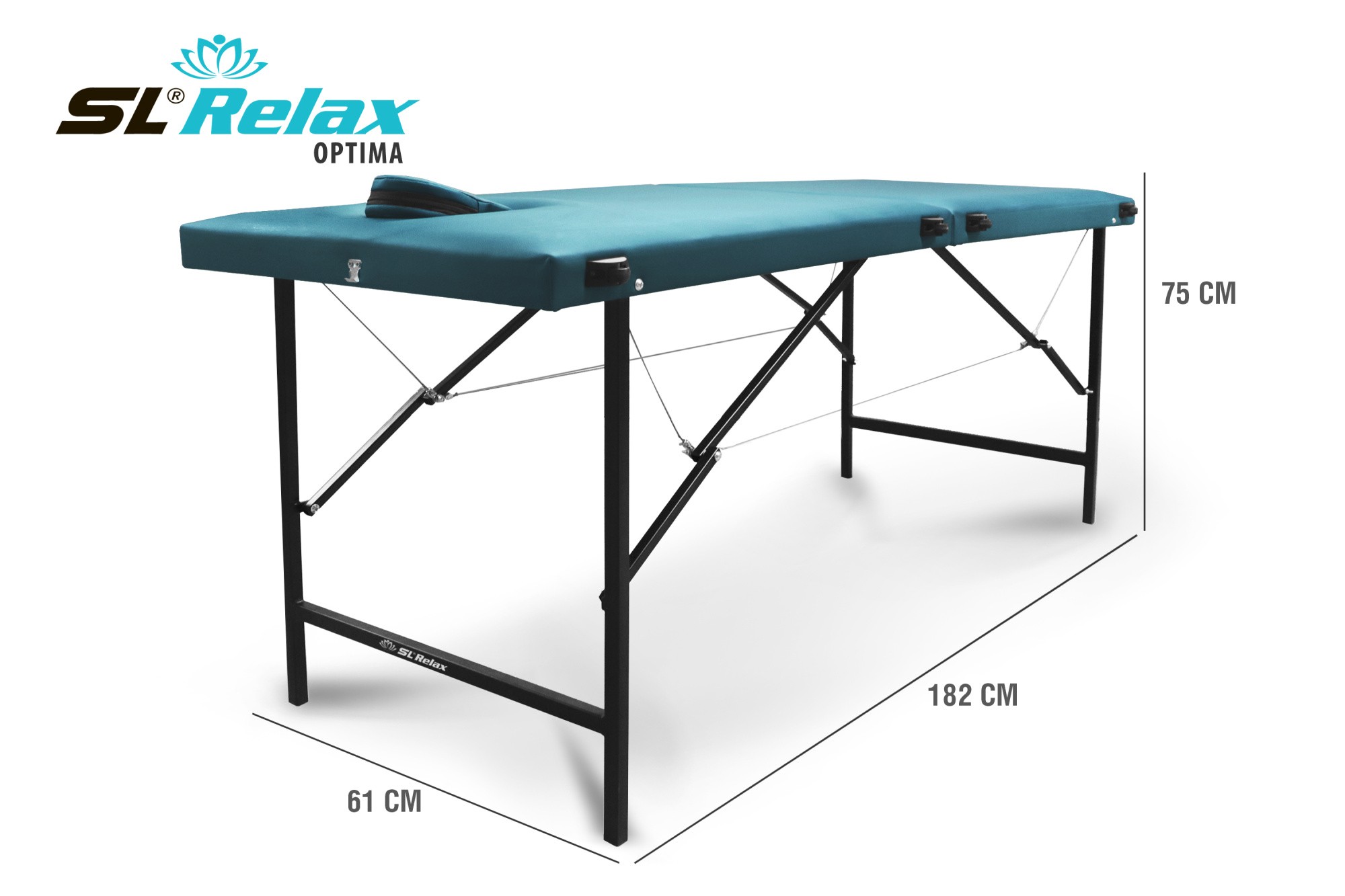 Массажный стол Relax optima бирюзовая кожа