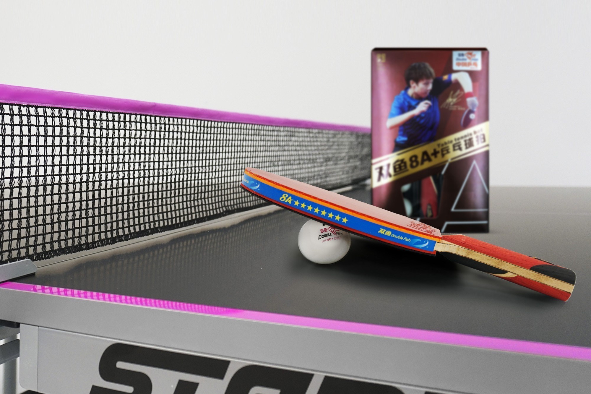 Ракетка с чехлом для н/т Double Fish (8A+ серия)