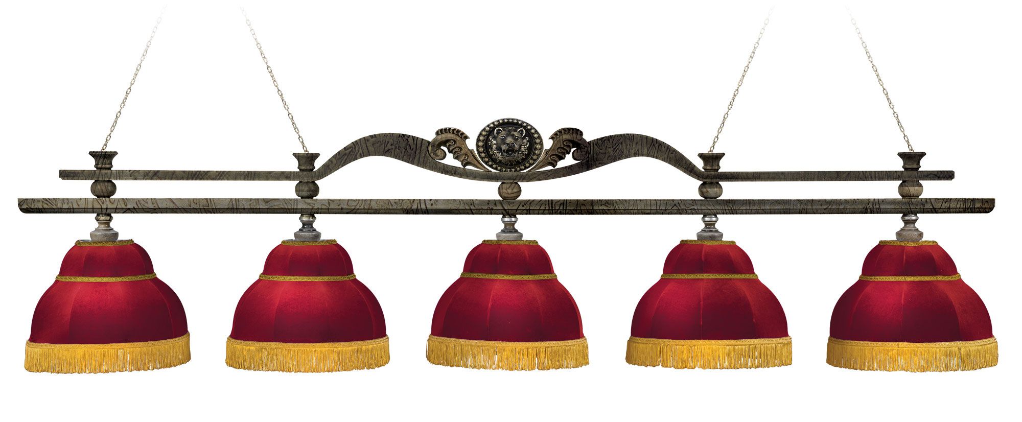 Лампа "Лео II" 5пл. клен