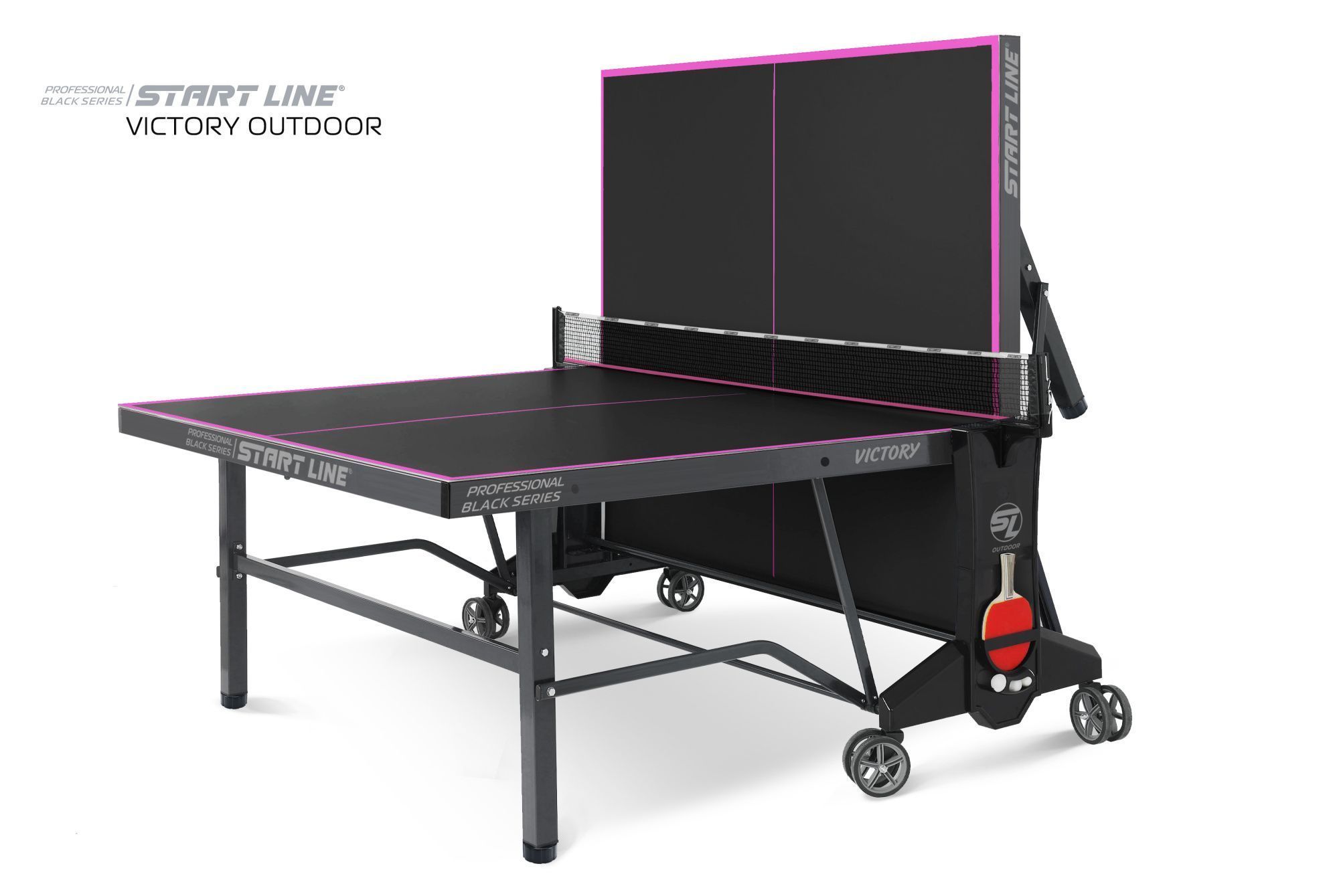 Стол теннисный VICTORY 6 Всепогодный Black