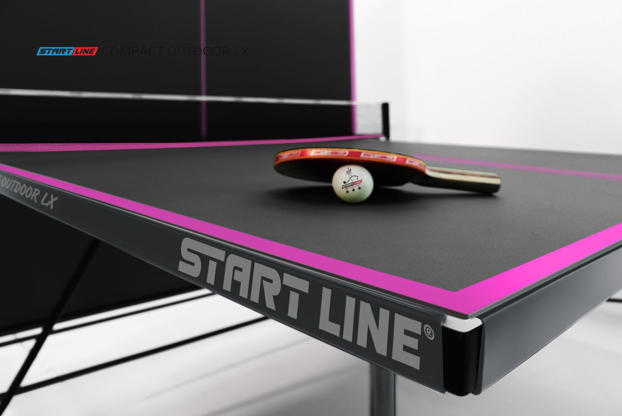 Стол теннисный Compact-2 LX Всепогодный Black