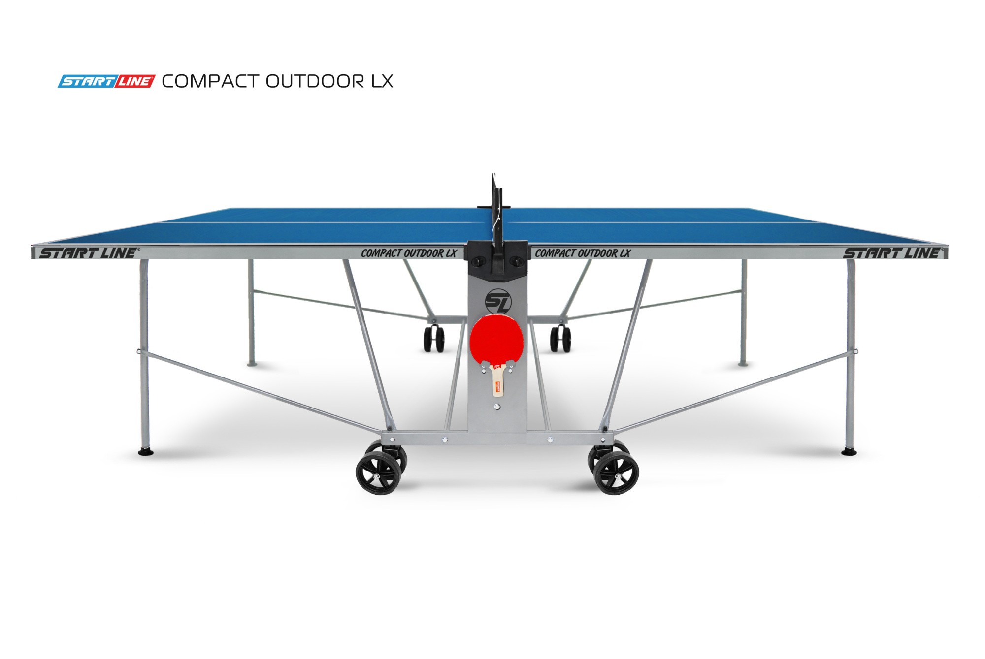 Стол теннисный Compact-2 LX  Всепогодный 6 Синий