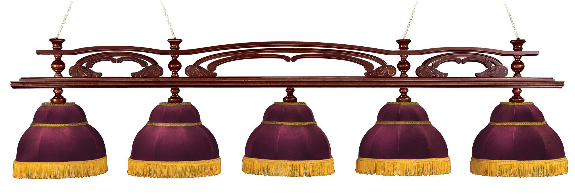 Лампа "Венеция" 5пл. ясень