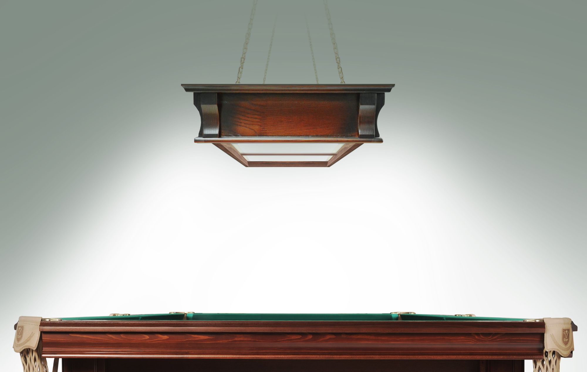 Лампа "Evolution Президент lll" 3 секции ясень(ширина 600)