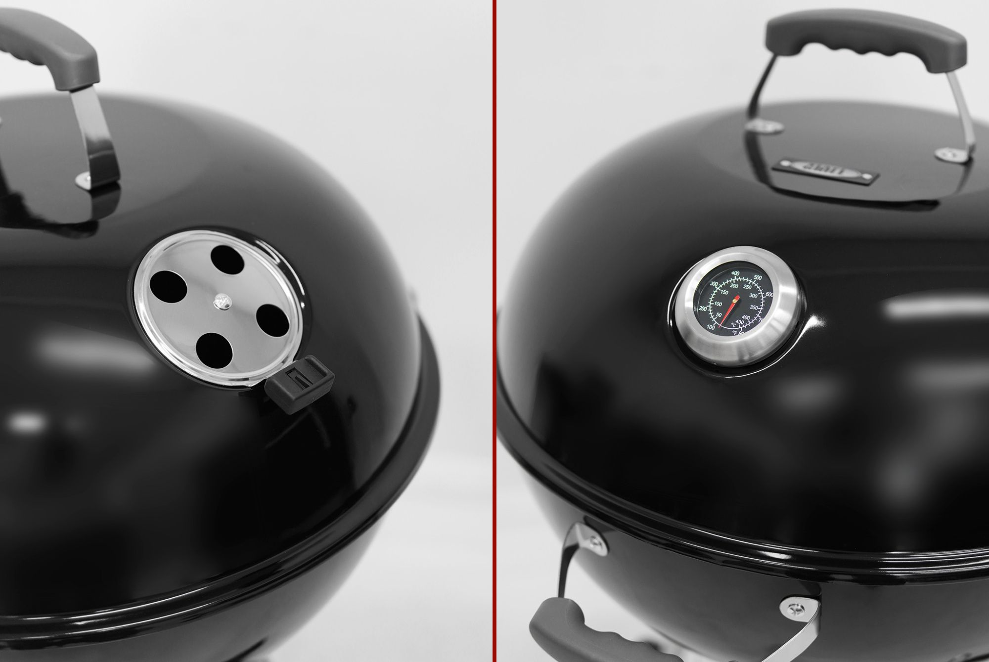 Круглый угольный гриль 22 дюйма (57 см) TEMPER