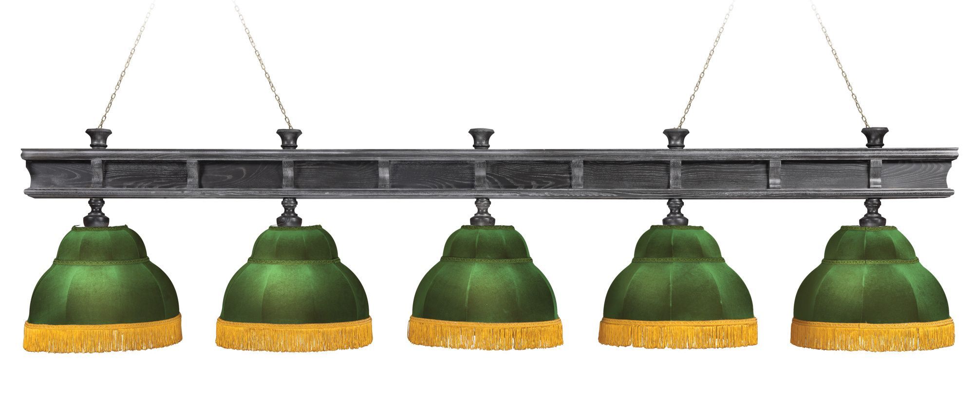 Лампа "Президент Сильвер" 5пл. ясень