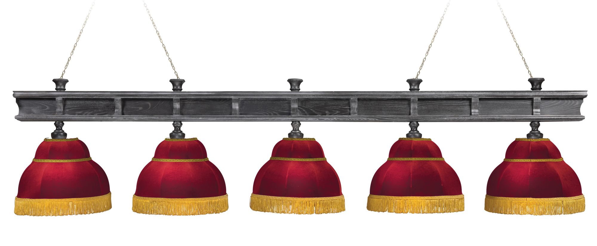 Лампа "Президент Сильвер" 5пл. ясень