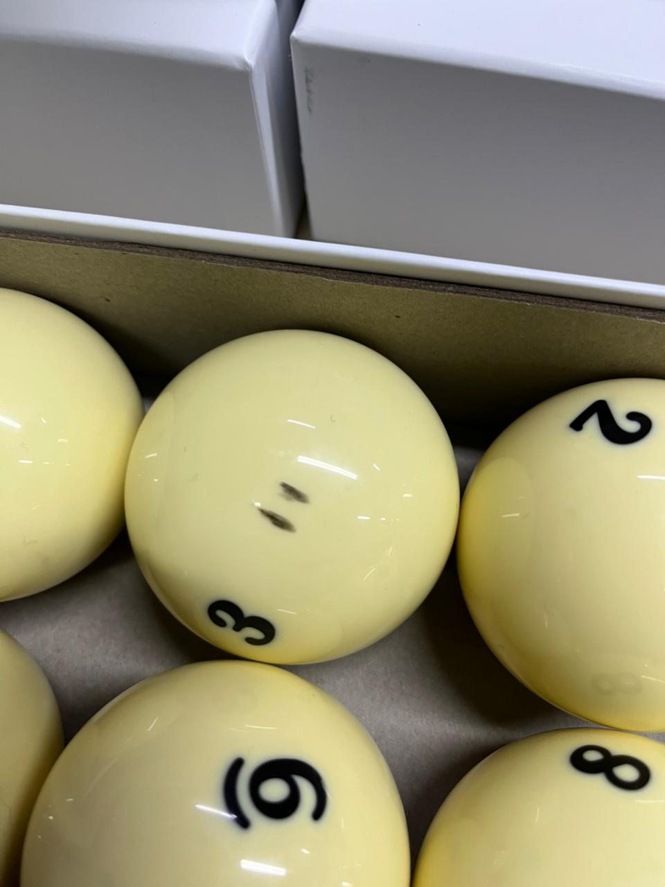 Шары Concept-Balls RP 67 мм Желтый биток с точками УЦЕНКА