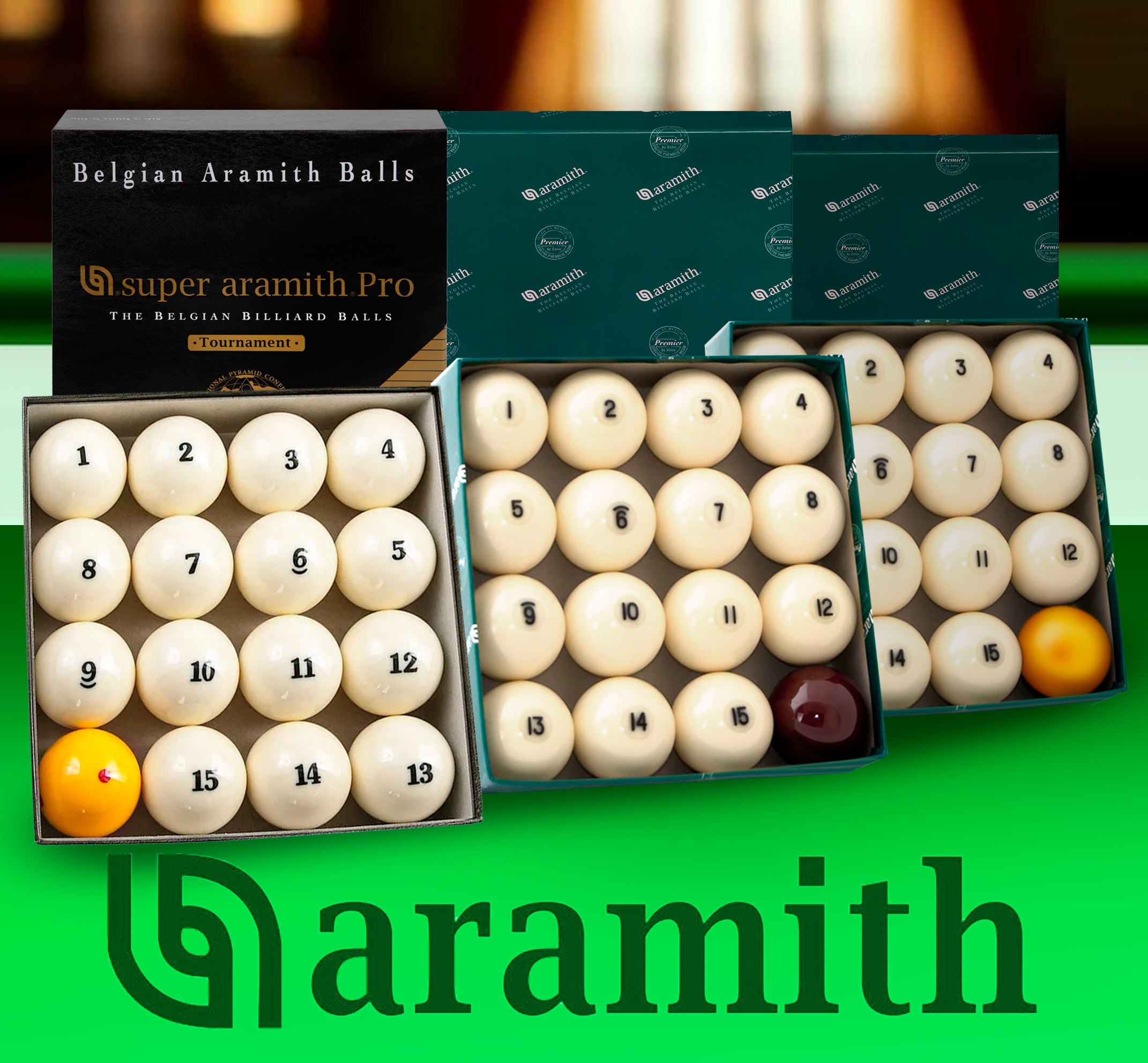 Бельгийские бильярдные шары Aramith снова в продаже!