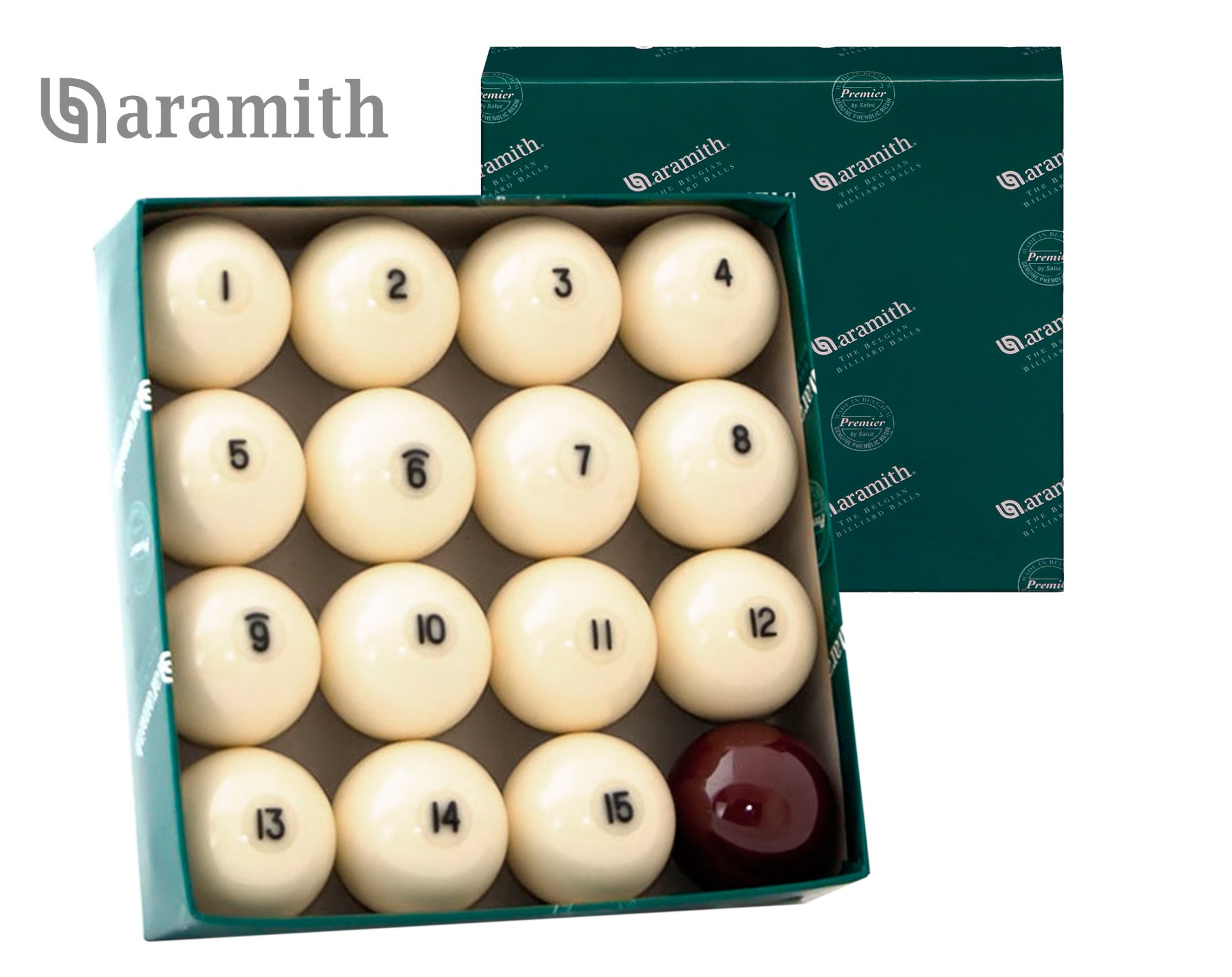 Шары Aramith Premier РП 68мм 70048680 (Красный биток)