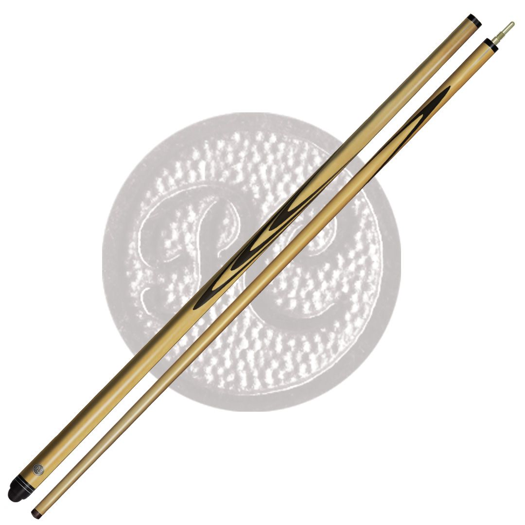 16-3-Пул Кий "Классика 6-запилов" 2 РС, черн.граб/граб(РС)