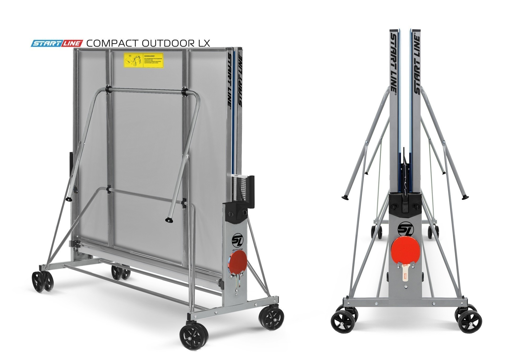 Стол теннисный Compact-2 LX  Всепогодный 6 Синий
