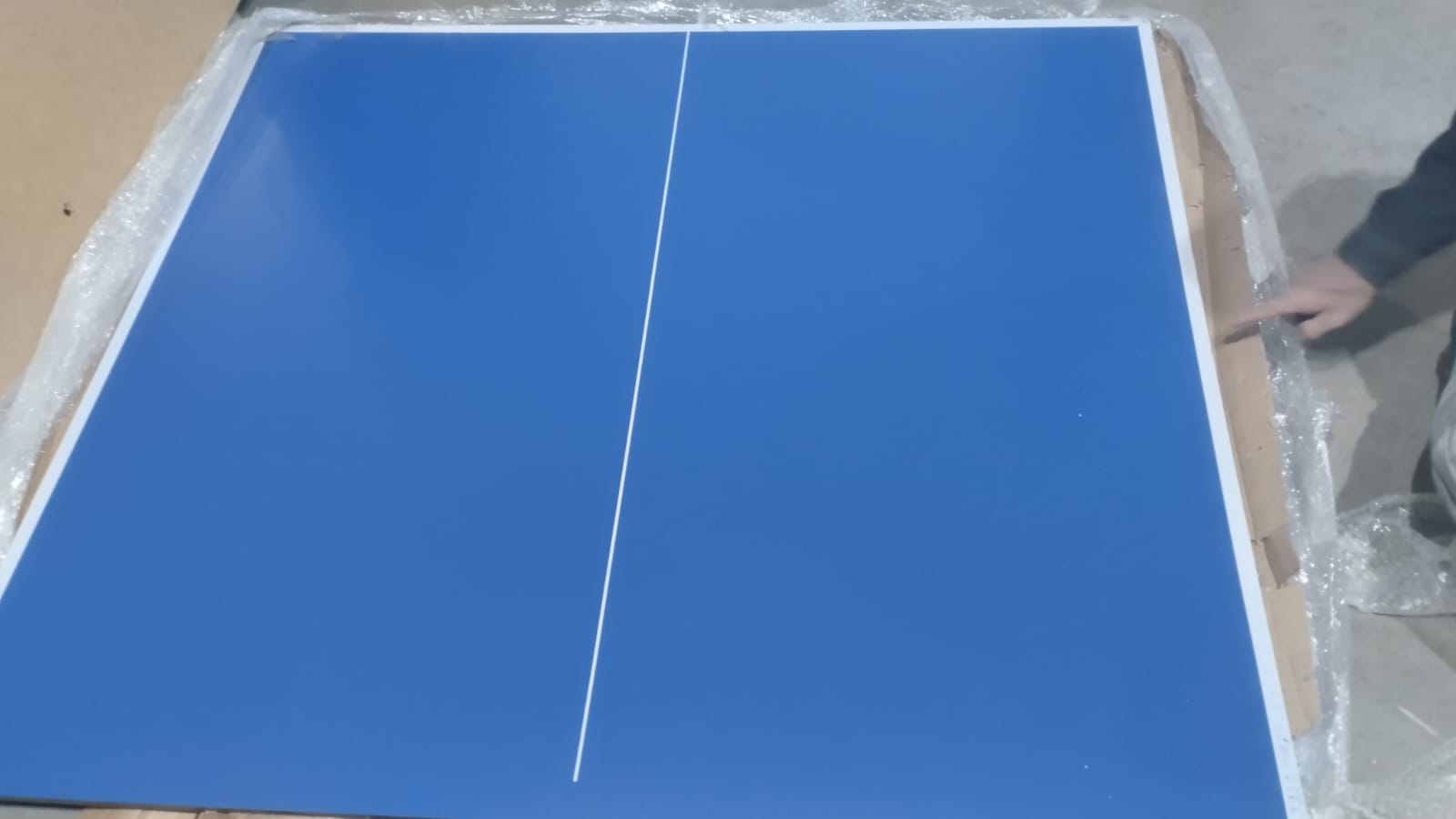 Стол теннисный Compact LX Синий УЦЕНКА №96