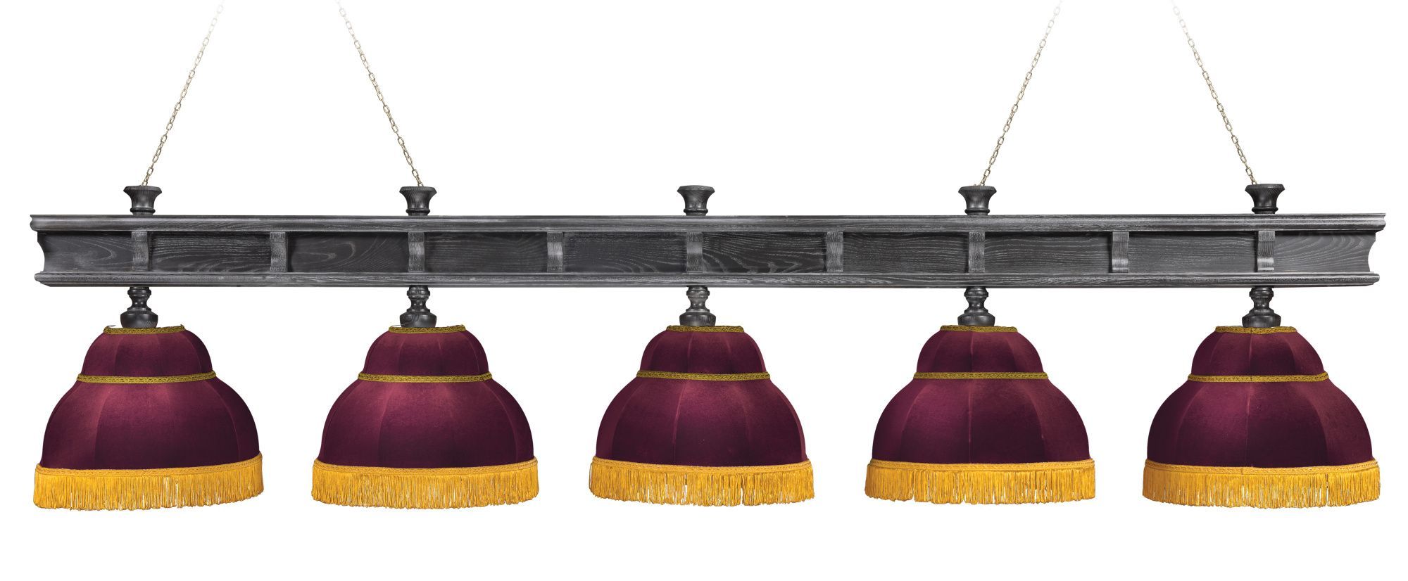 Лампа "Президент Сильвер" 5пл. ясень