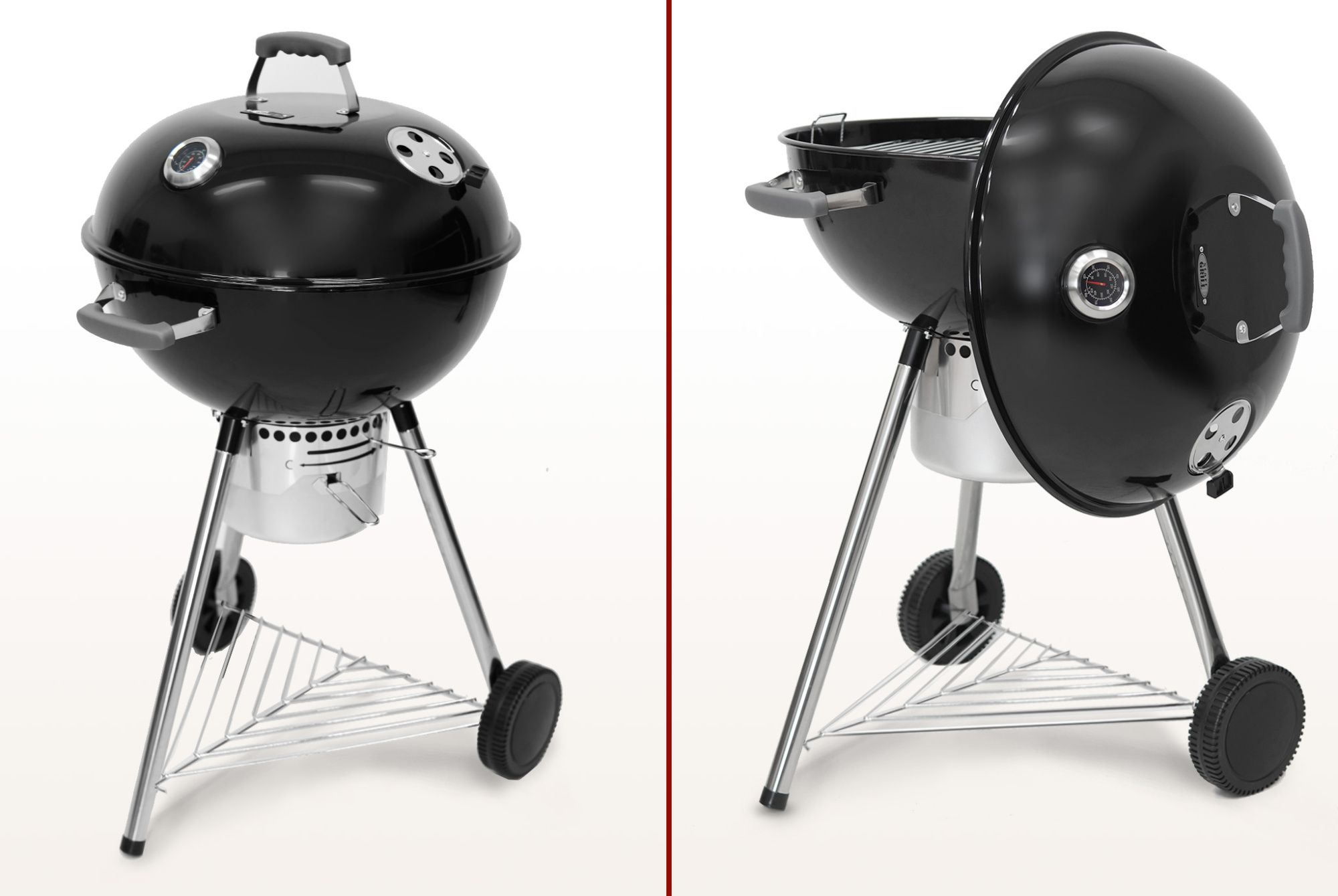 Круглый угольный гриль 22 дюйма (57 см) TEMPER