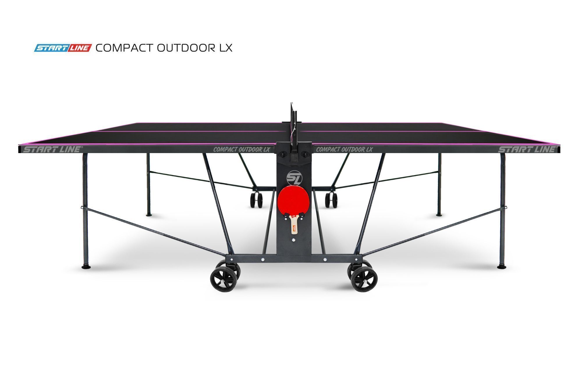 Стол теннисный Compact-2 LX Всепогодный Black