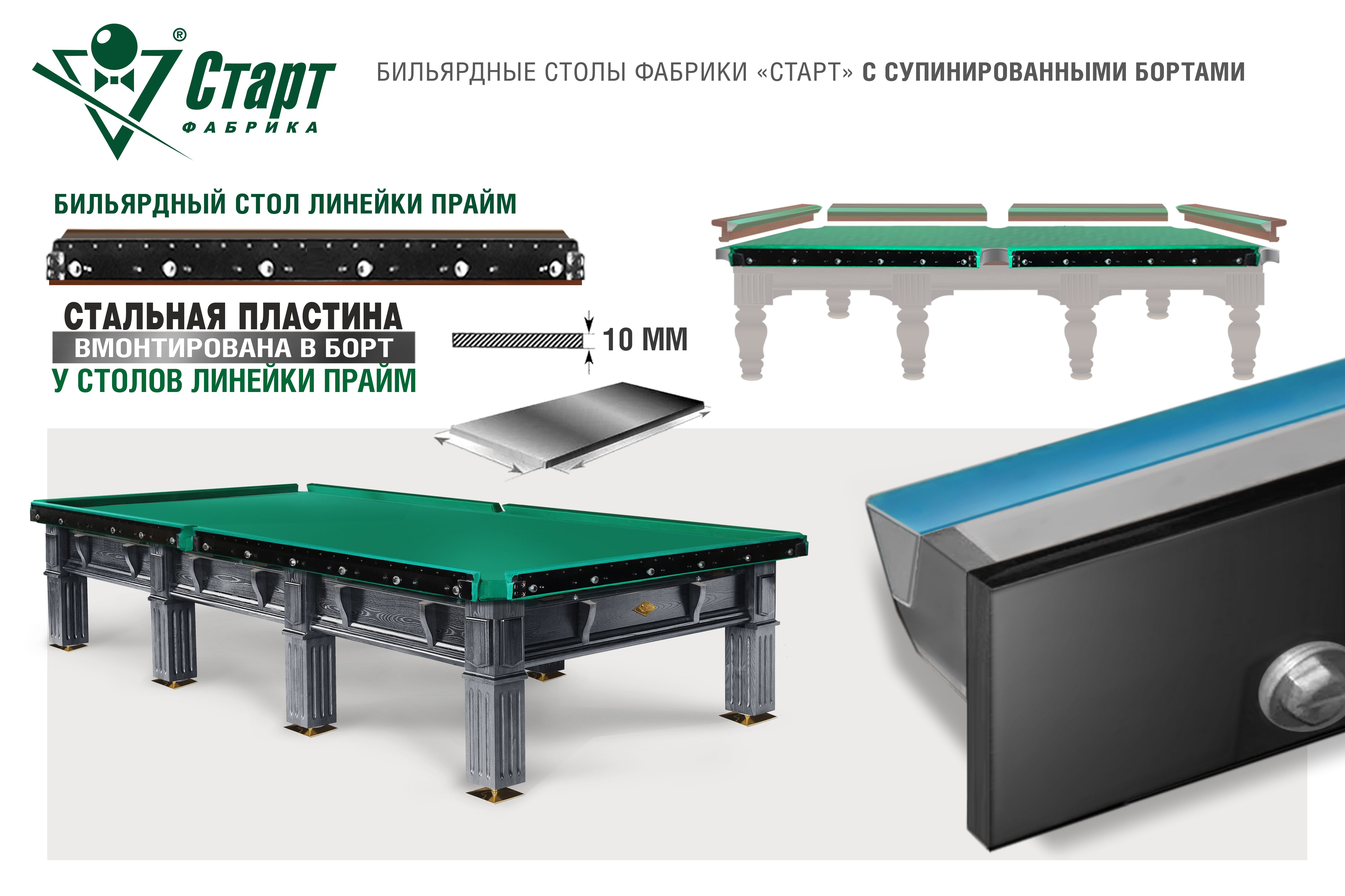 Бильярдный стол Президент III Прайм — Суперпрофессиональная серия