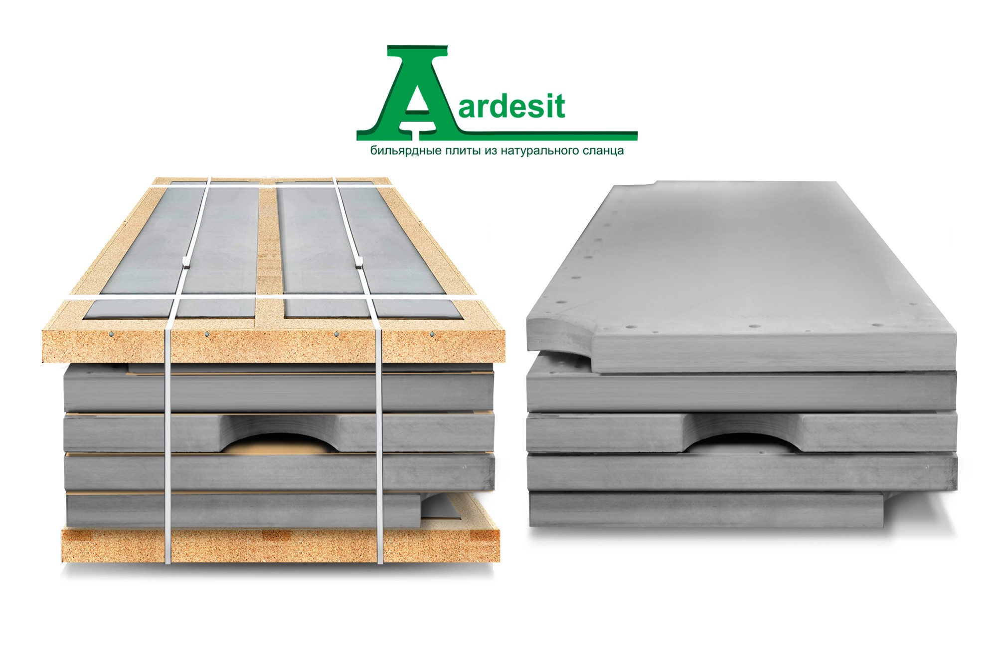 Плита 2721*1450*40 сланец Ardesit_Lux 9ф Кл