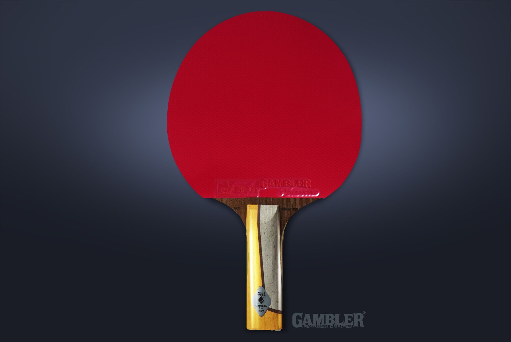 Ракетка Gambler IM8 CARBON BURST (прямая)