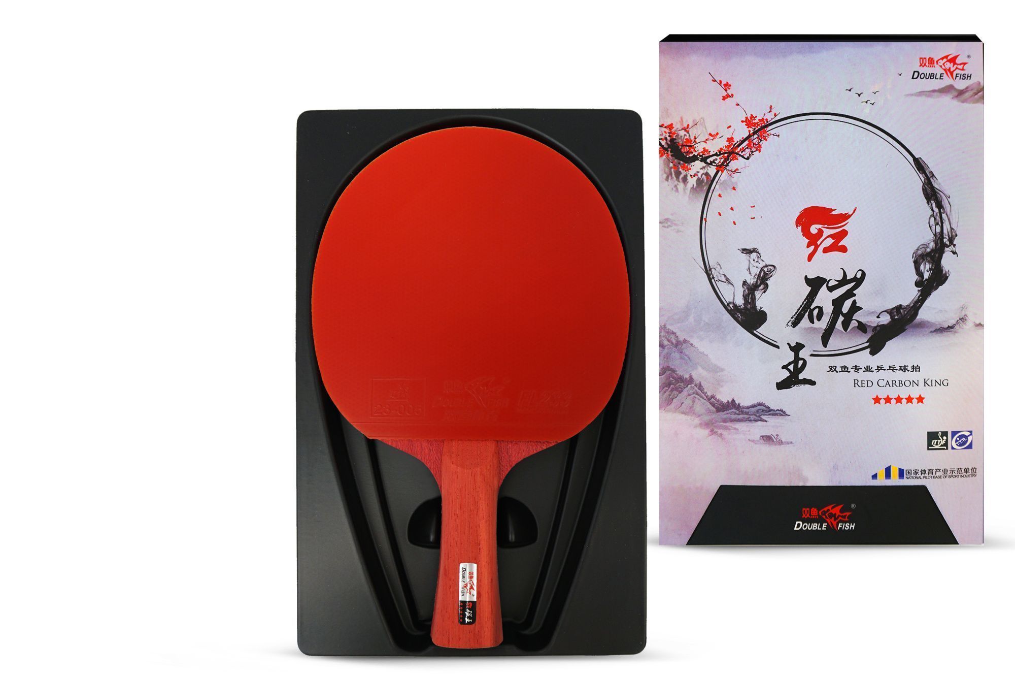 Ракетка для н/т Double Fish Red Carbon King 5*