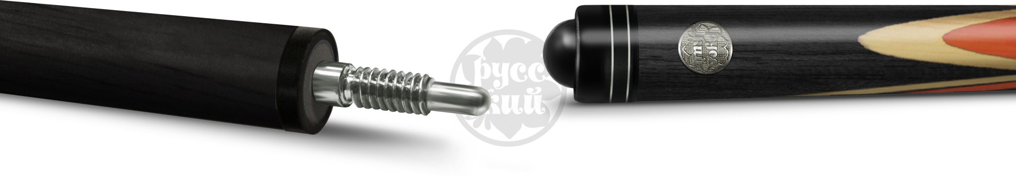 18-1-Р Кий "4-х сторонний запил, 17-запиллов 2 РС, тюльпан" черн.граб/падук(РК)