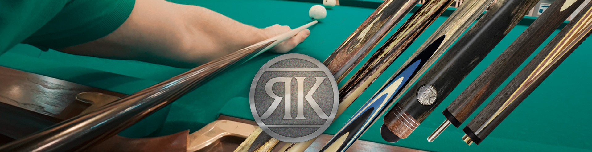 Кии «Янтарь» и «Сапфир» — новая коллекция эксклюзива для игры в русскую пирамиду от Мастера Якубович! 1920х495_слайдер_ЯК_Янтарь-Сапфир_экзотические.jpg