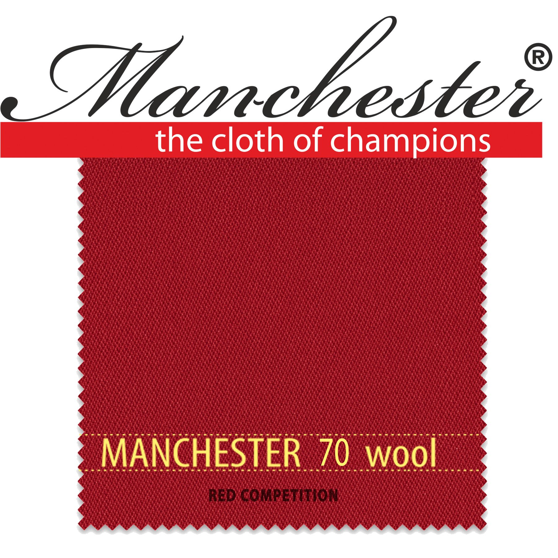 Сукно "Manchester 70 Red competition" ш2.0м